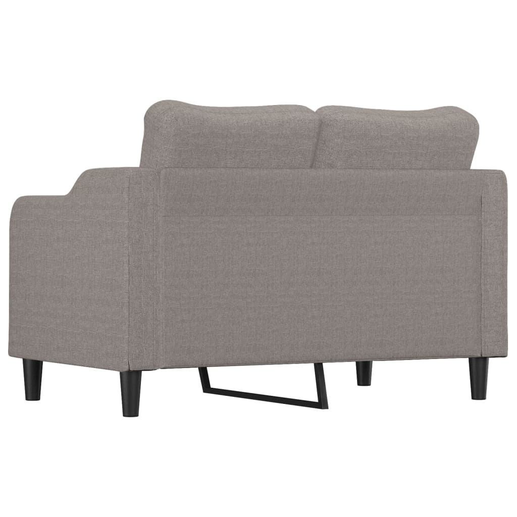 Dvosjed od tkanine smeđesivi 120 cm