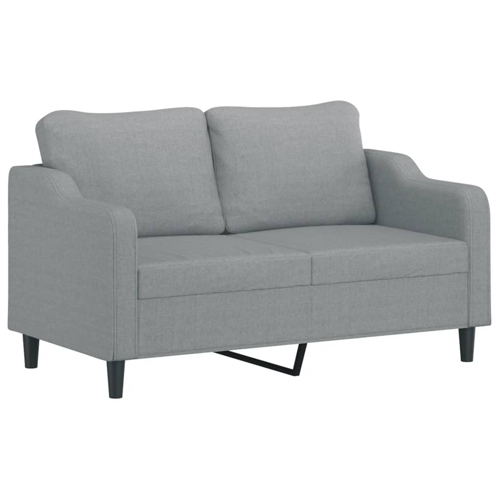 Dvosjed od tkanine svjetlosivi 140 cm