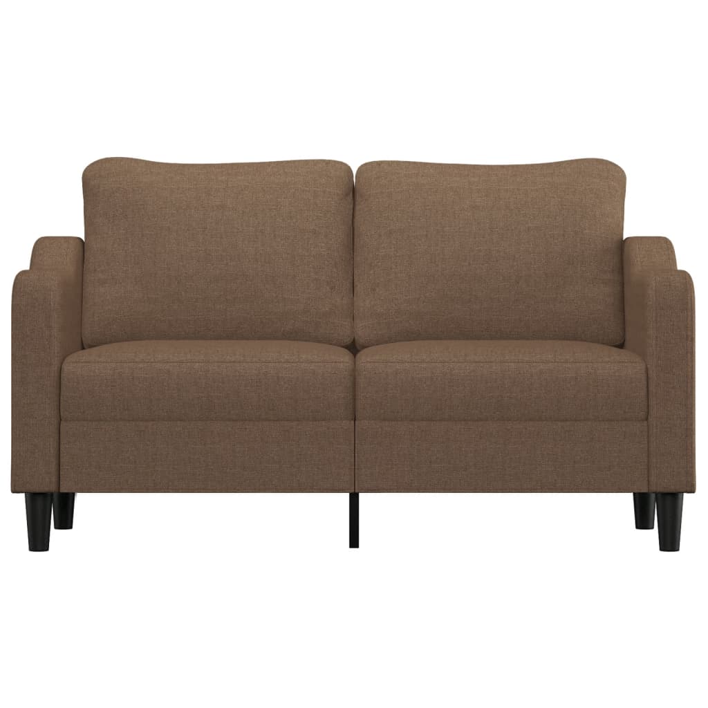 Dvosjed od tkanine smeđi 140 cm