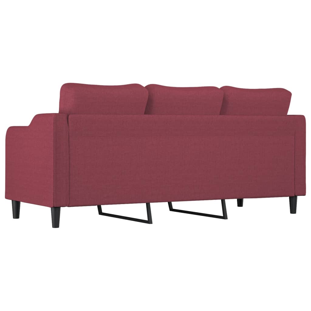 Trosjed od tkanine crvena boja vina 180 cm