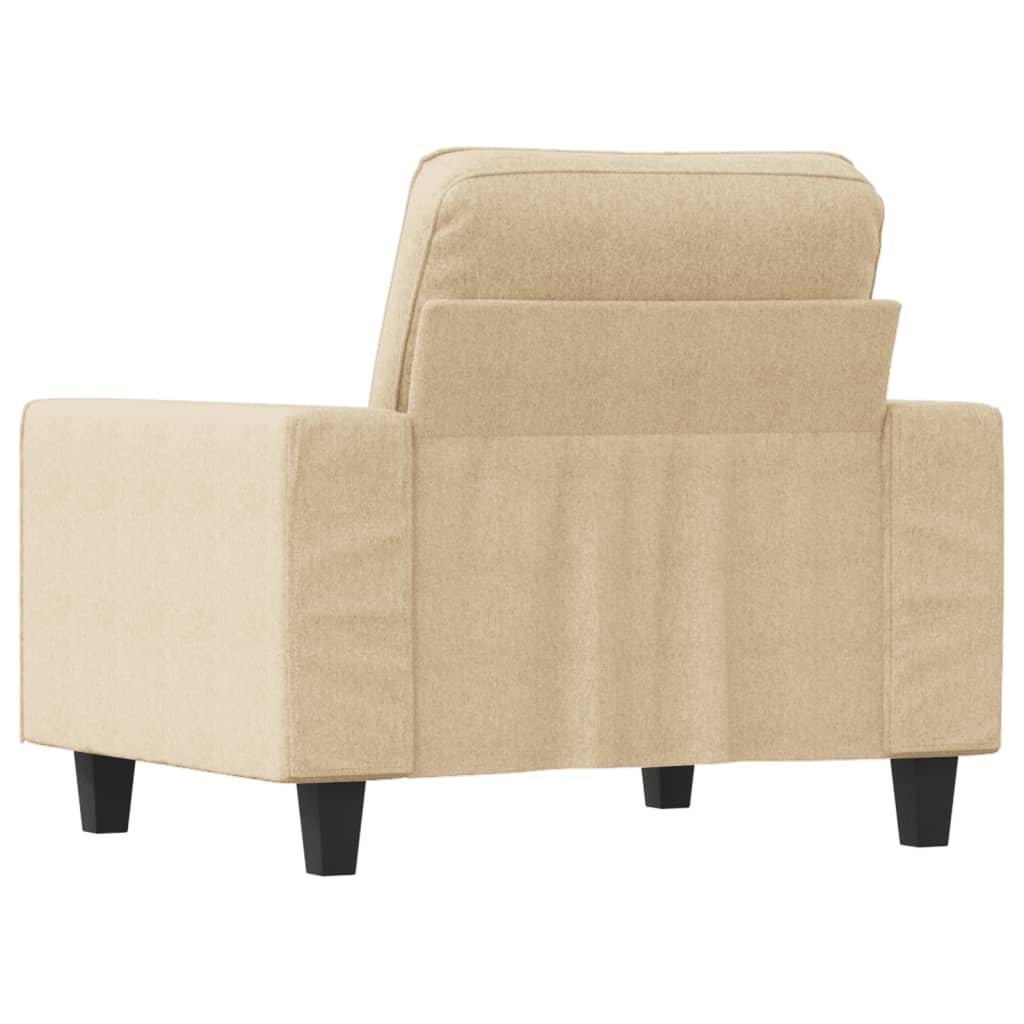 Fotelja krem 60 cm Tkanina