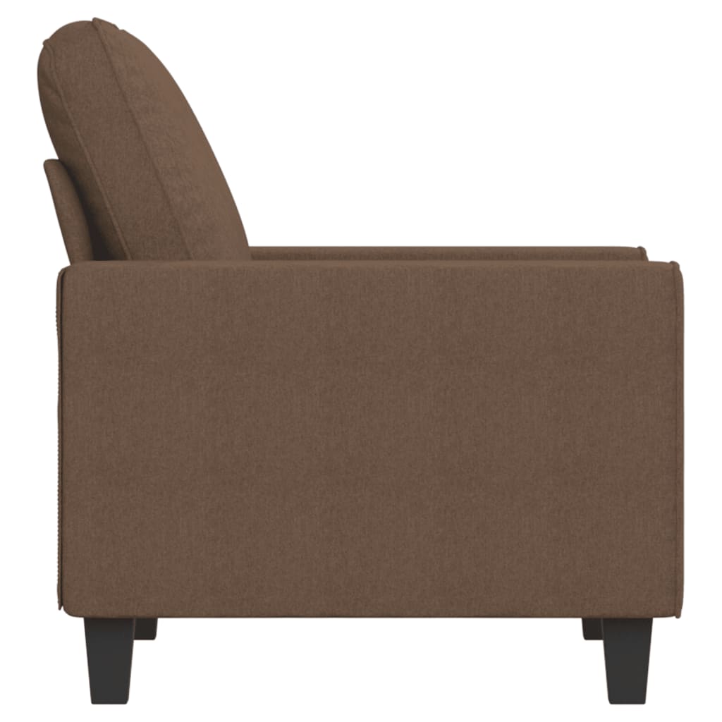 Fotelja smeđa 60 cm od tkanine