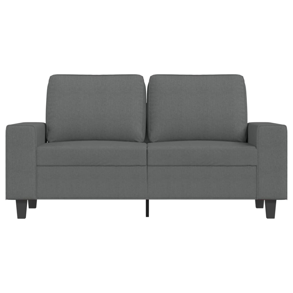 Dvosjed od tkanine tamnosivi 120 cm
