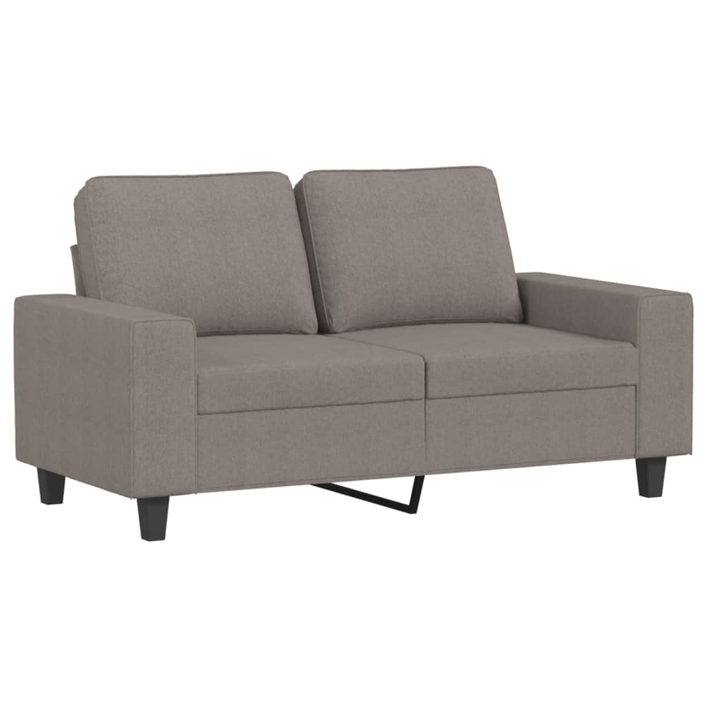 Dvosjed od tkanine smeđesivi 120 cm