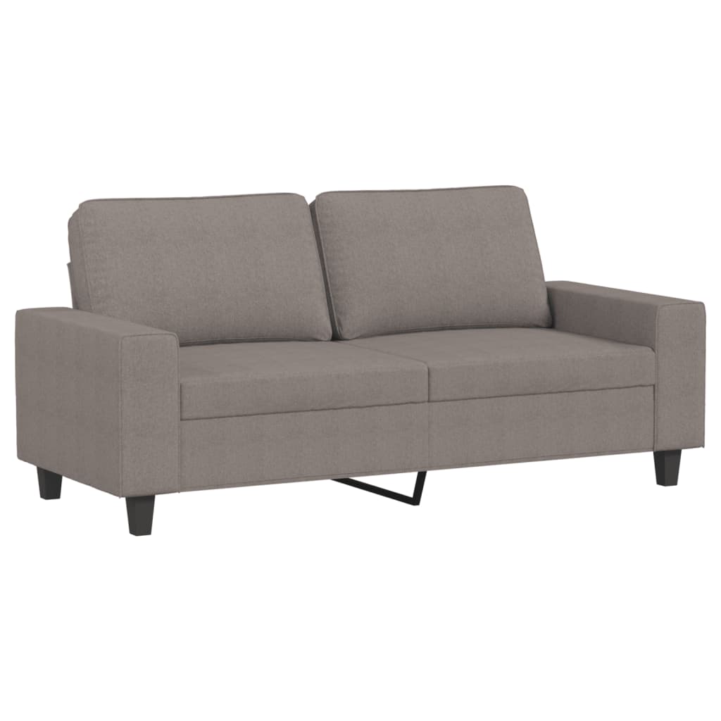 Dvosjed od tkanine smeđesivi 140 cm
