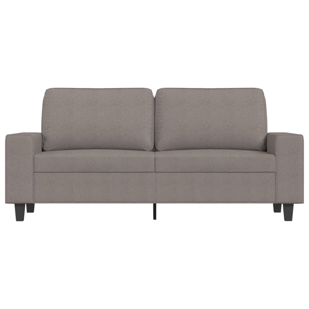 Dvosjed od tkanine smeđesivi 140 cm