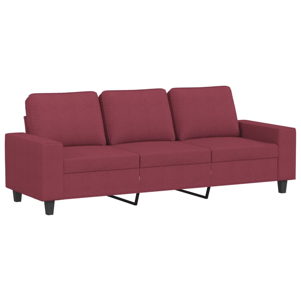 Trosjed od tkanine crvena boja vina 180 cm