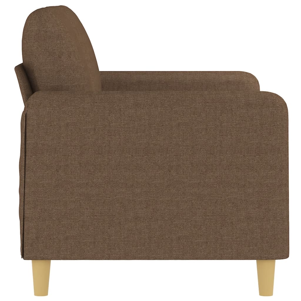 Dvosjed od tkanine smeđi 120 cm