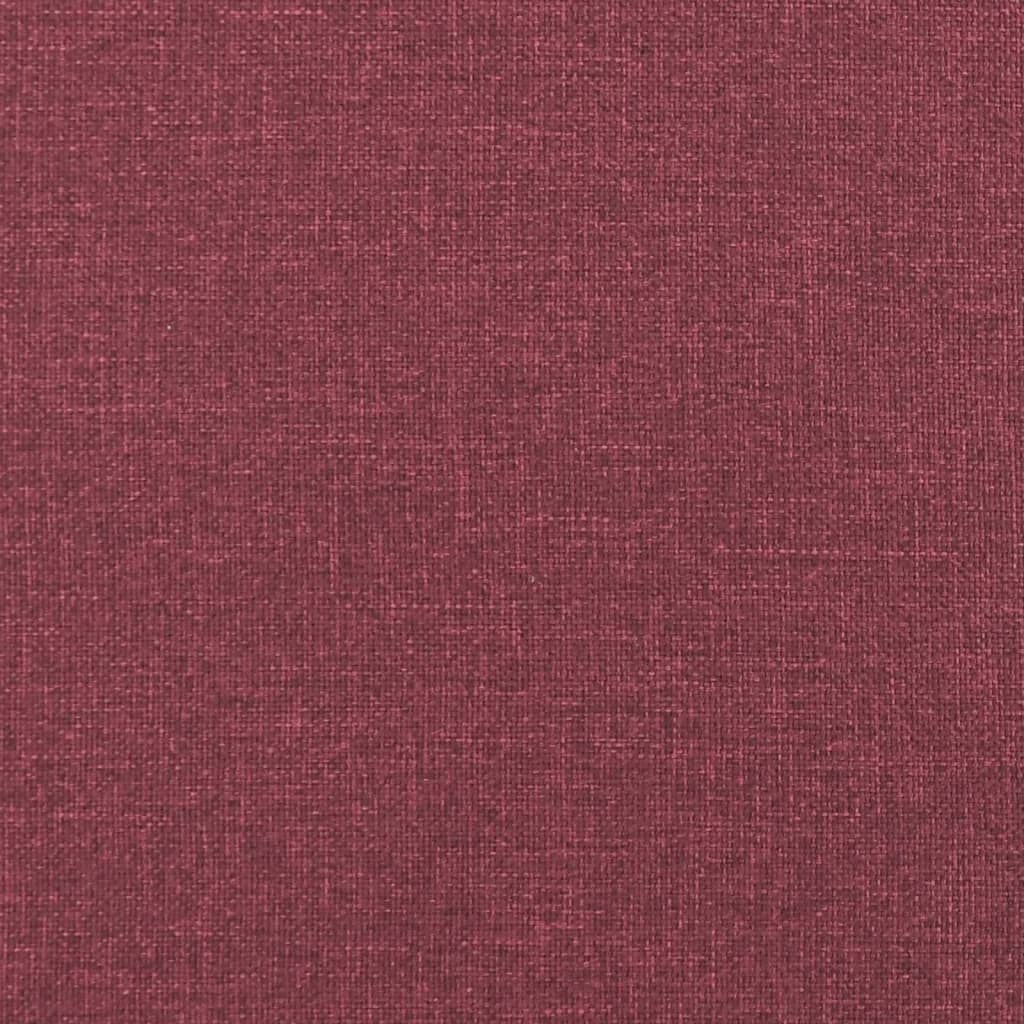 Dvosjed od tkanine crvena boja vina 120 cm