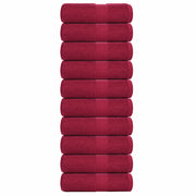 Ručnici za goste FROGN 10 kom. Bordo 30x50 cm 360 g/m²