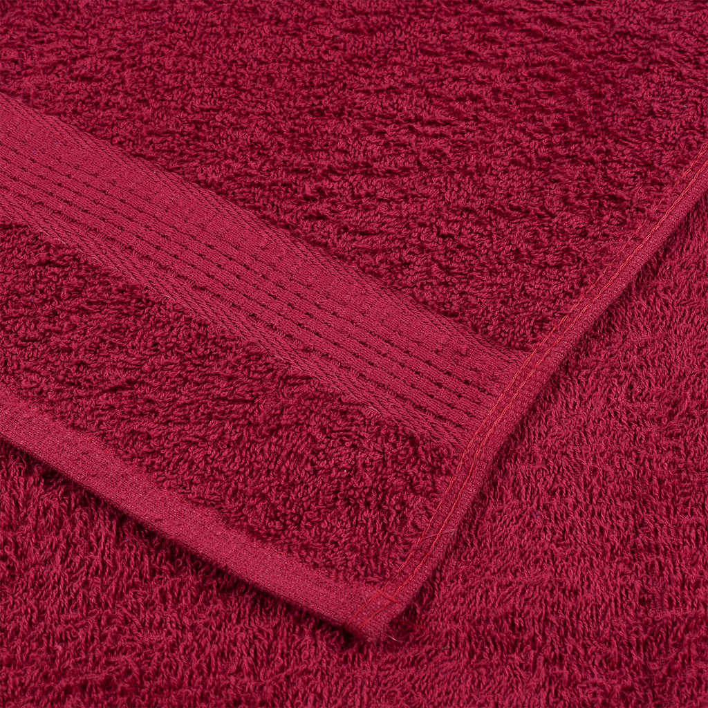 Ručnici za kupanje FROGN 10 kom bordo 100x150 cm 360 g/m²