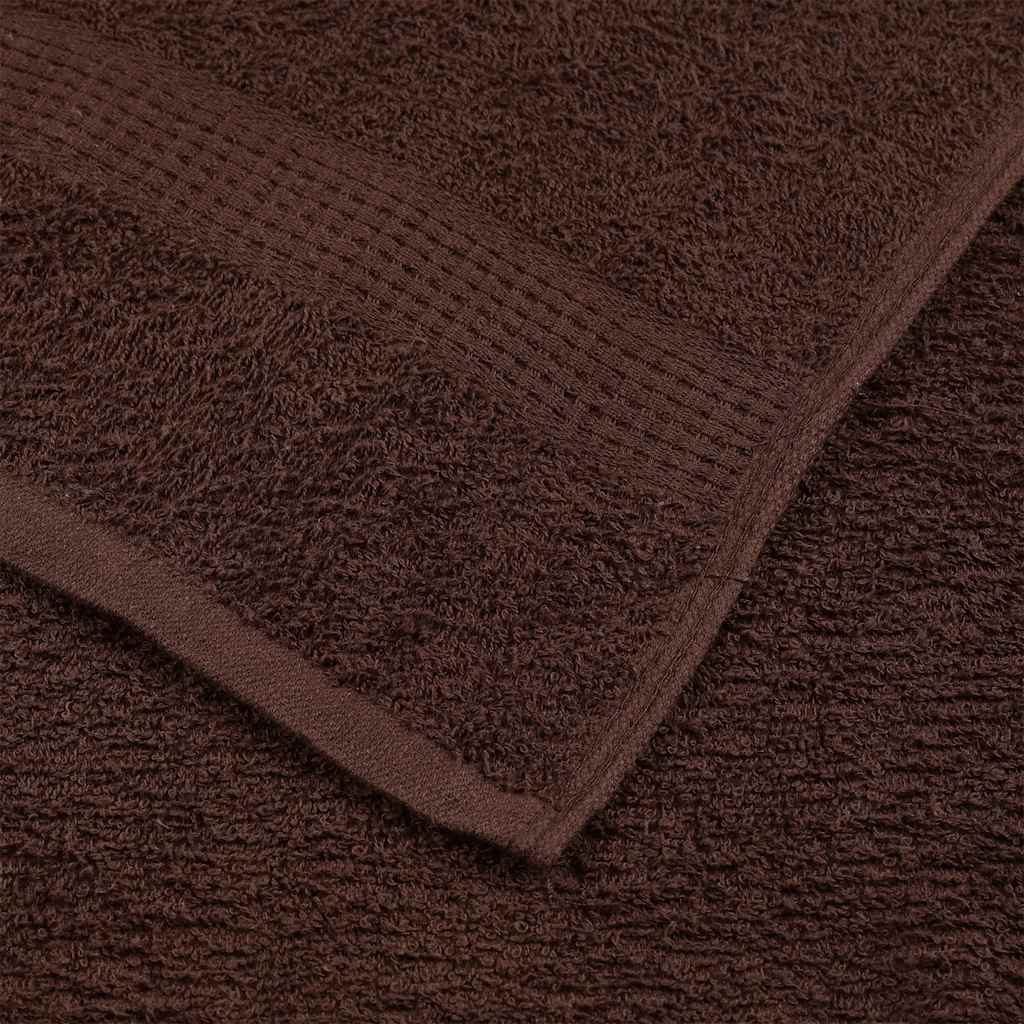 Ručnici za goste FROGN 4 kom. Smeđi 30x50 cm 360 g/m²