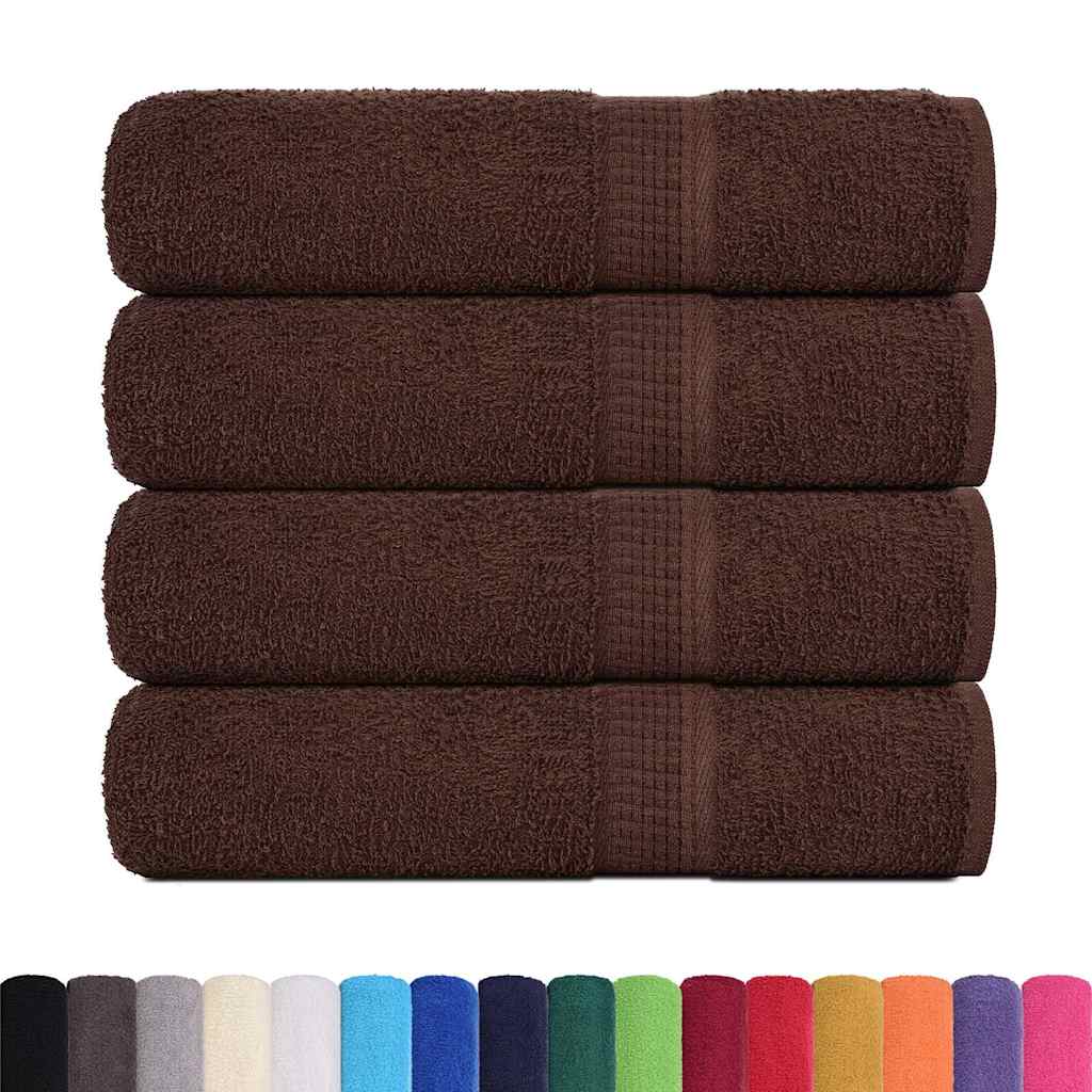 Ručnici za tuširanje FROGN 4 kom smeđi 70x140 cm 360 g/m²