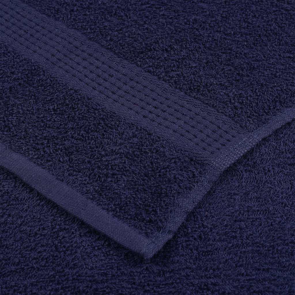 Ručnici za tuširanje FROGN 10 kom tamnoplave boje 70x140 cm 360 g/m²