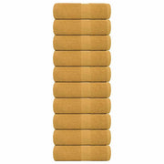 Ručnici za pranje FROGN 10 kom zlatne boje 30x30 cm 360 g/m²