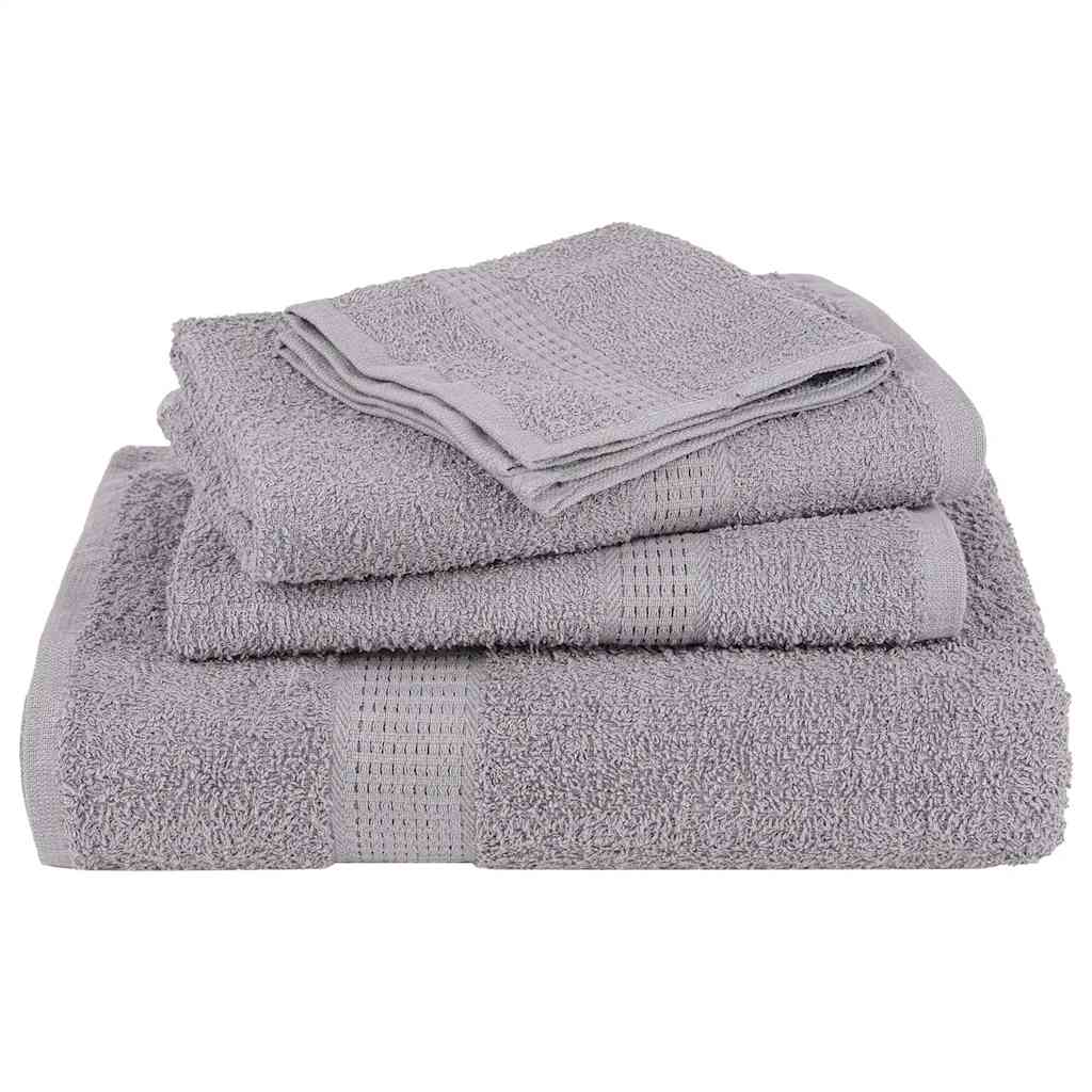 Ručnici za pranje FROGN 10 kom sivi 30x30 cm 360 g/m²