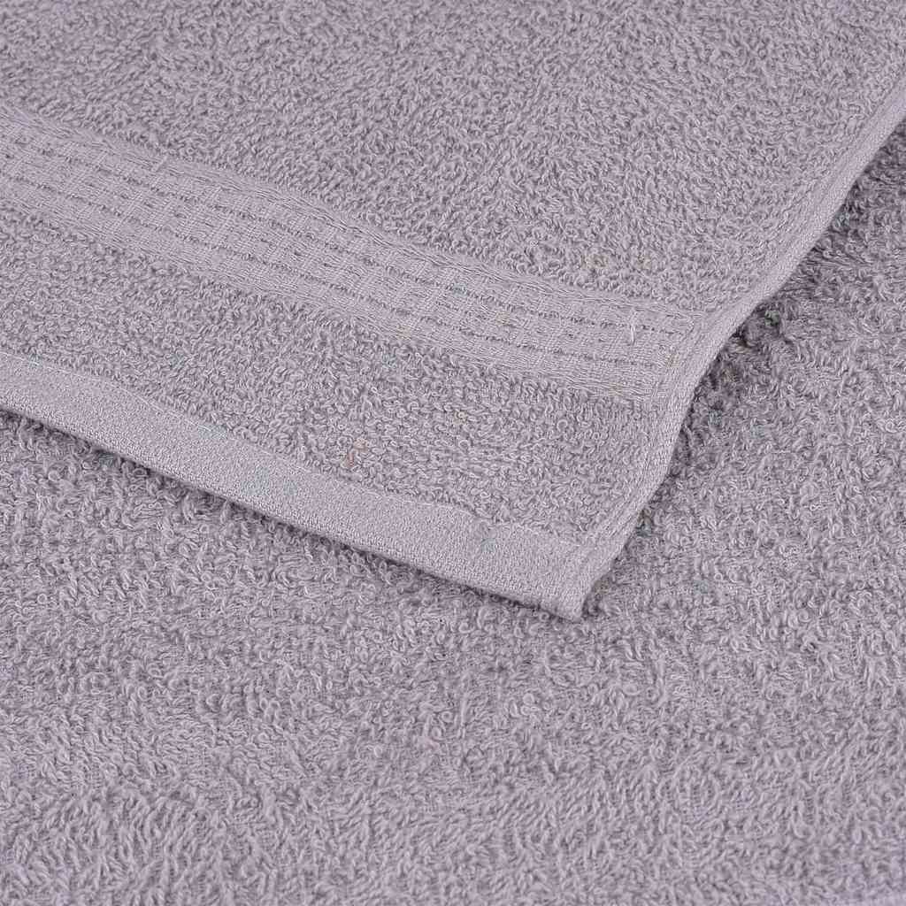 Ručnici za kupanje FROGN 4 kom sivi 100x150 cm 360 g/m²