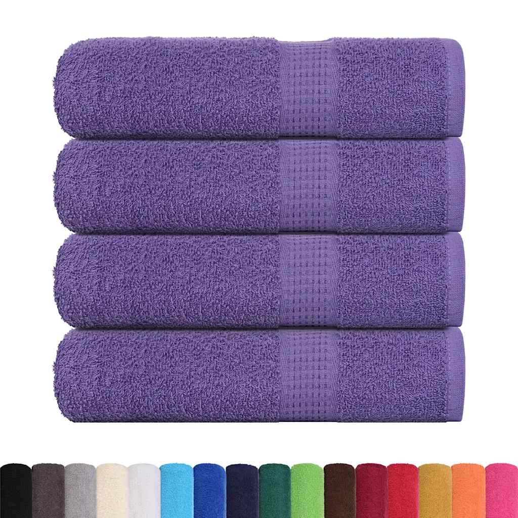 Ručnici za ruke FROGN 4 kom. ljubičasti 50x100 cm 360 g/m²