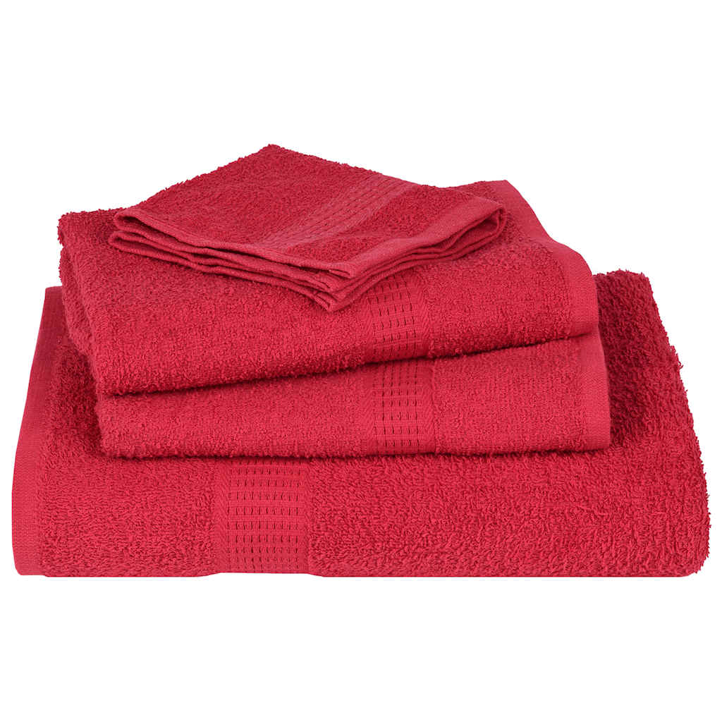 Ručnici za pranje ŽABA 2 kom. Crvene 30x30 cm 360 g/m²