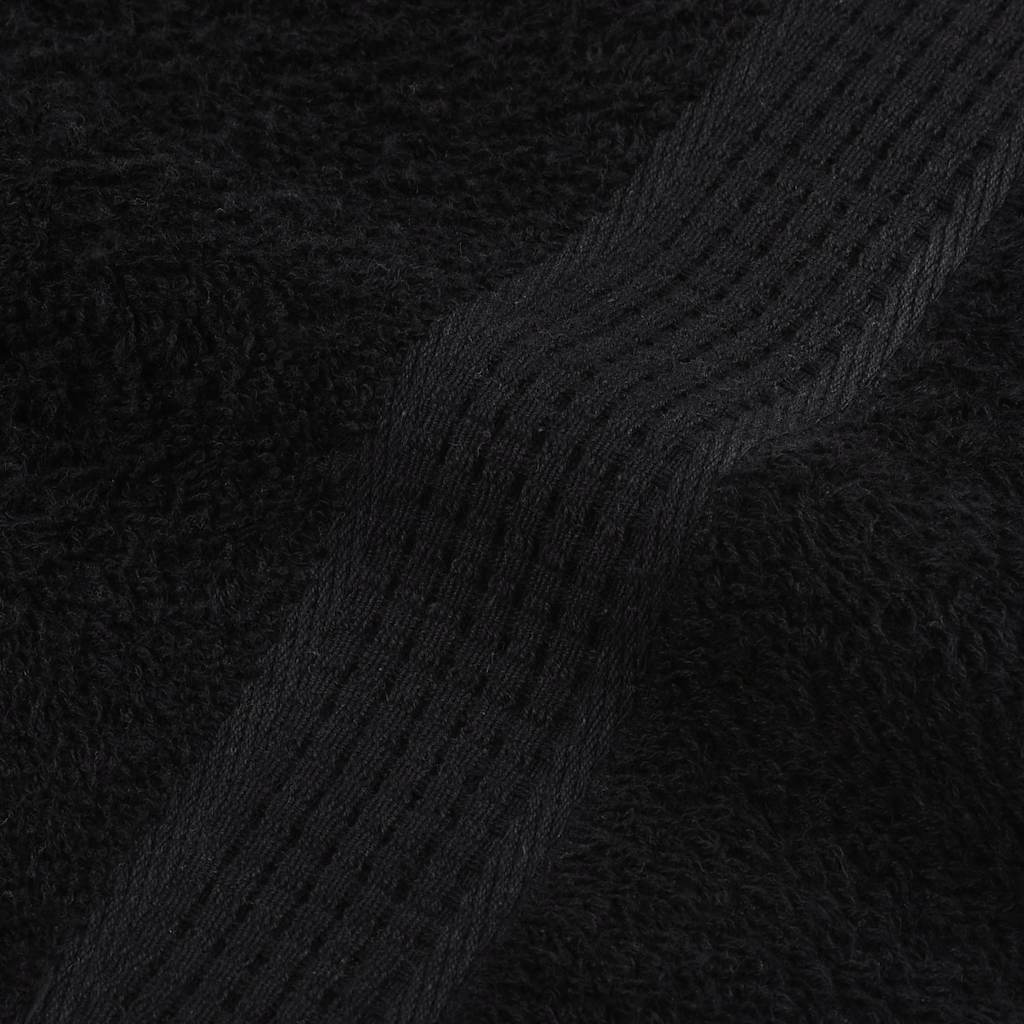 Ručnici za kupanje FROGN 2 kom crni 100x150 cm 360 g/m²