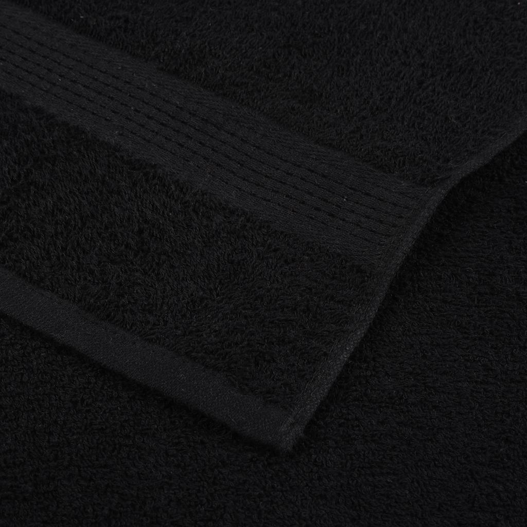 Ručnici za kupanje FROGN 4 kom crni 100x150 cm 360 g/m²