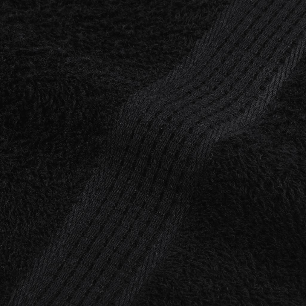 Ručnici FROGN 4 kom crni 100x200 cm 360 g/m²