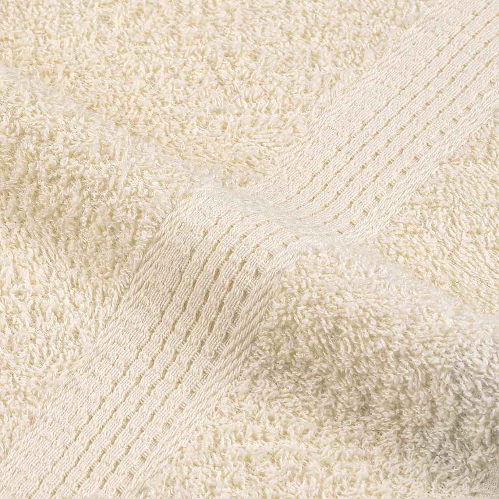 Ručnici za tuširanje FROGN 10 kom krem boje 70x140 cm 360 g/m²