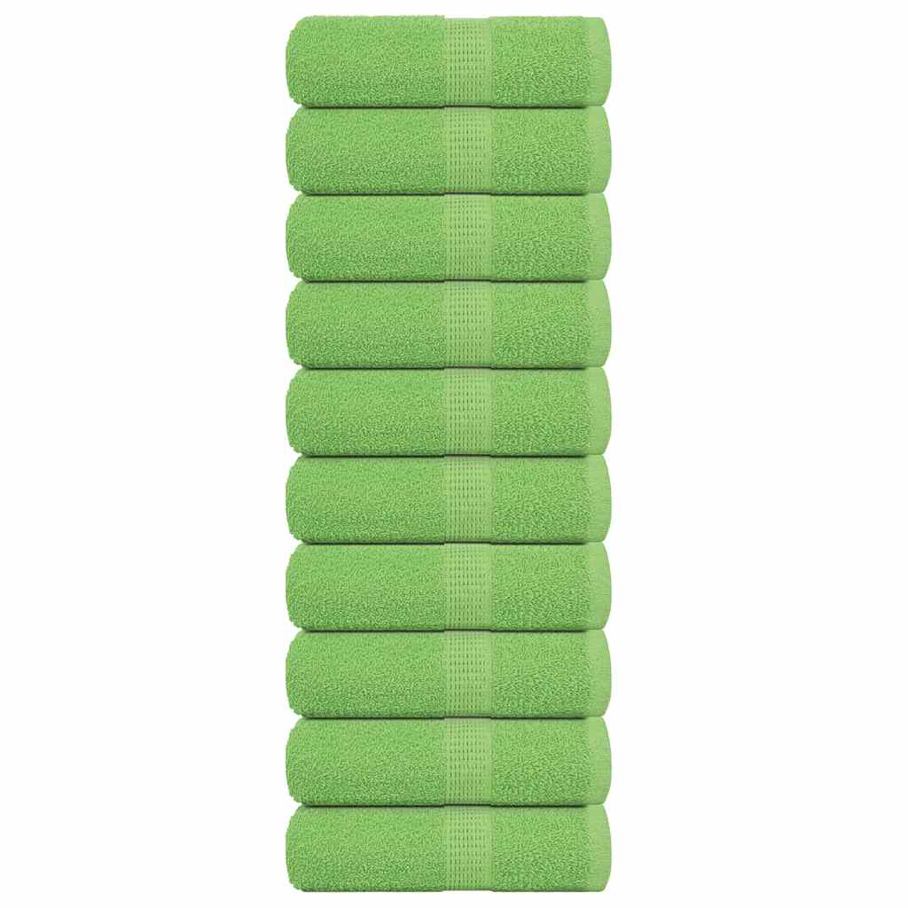 Ručnici za pranje FROGN 10 kom jabukasto zelene 30x30 cm 360 g/m²