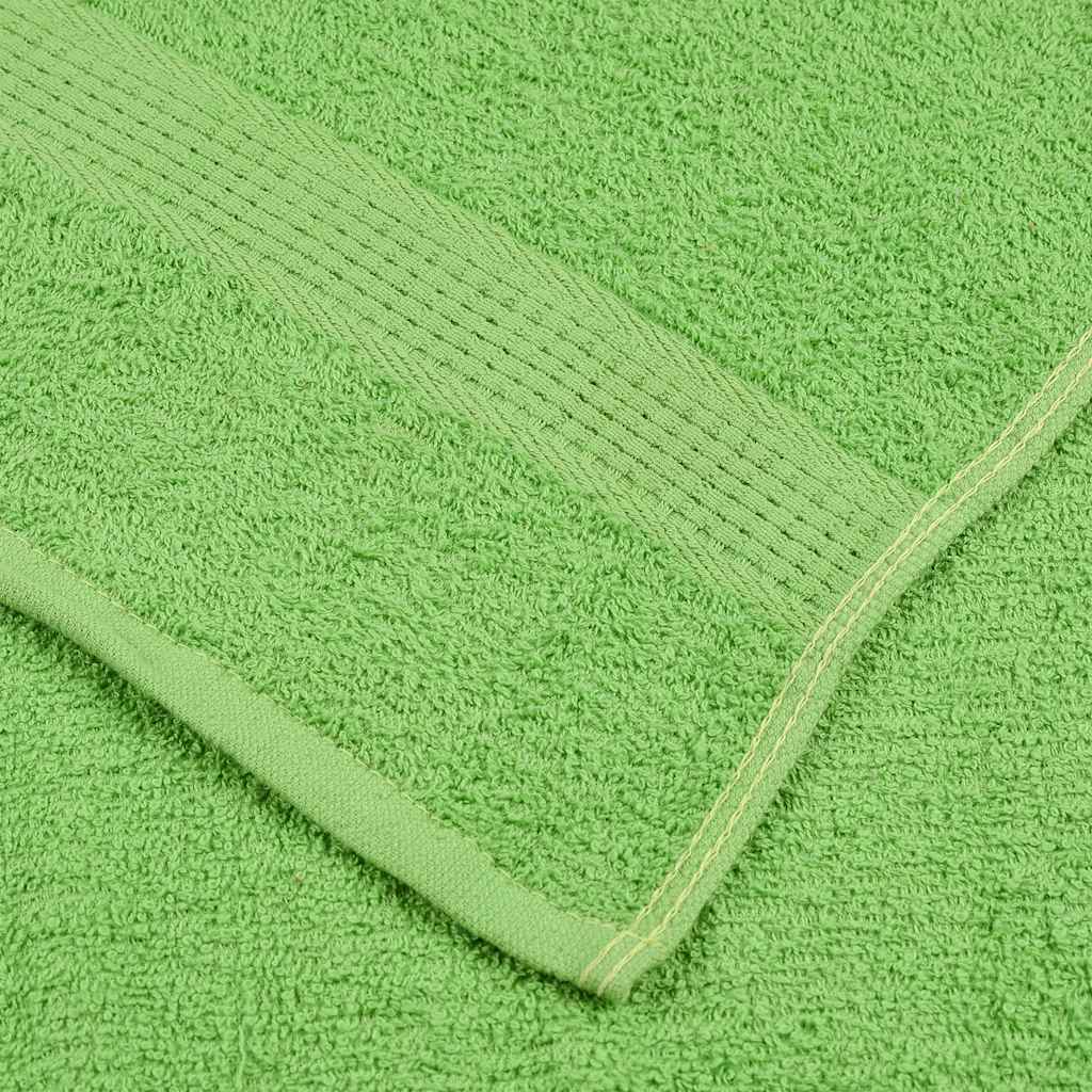 Ručnici za goste FROGN 10 kom. Zelene boje jabuke 30x50 cm 360 g/m²