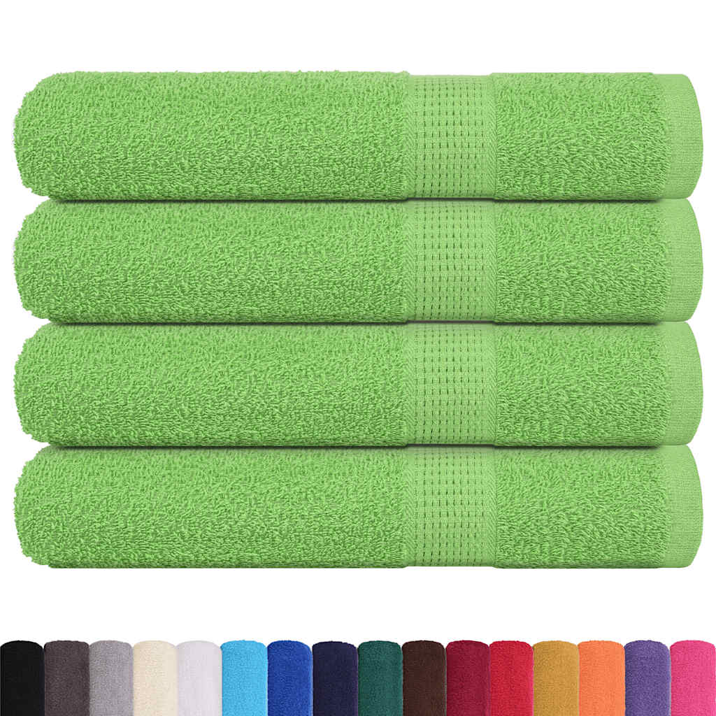 Ručnici FROGN 4 kom jabukasto zelene 100x200 cm 360 g/m²
