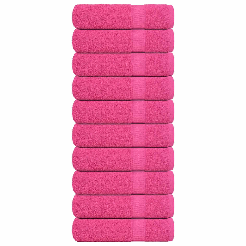 Ručnici za ruke FROGN 10 kom roza 50x100 cm 360 g/m²