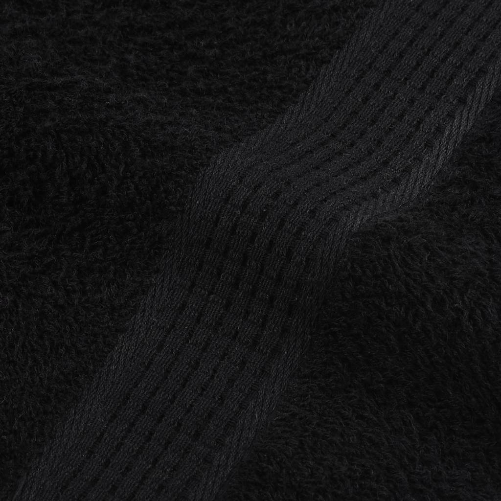 Set ručnika FROGN od 8 dijelova crni 360 g/m²