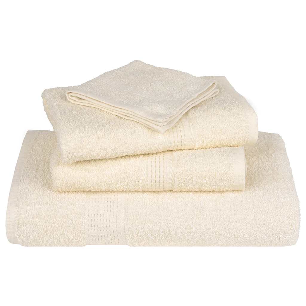 Set ručnika FROGN od 6 dijelova krem boje 360 g/m²