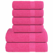 Set ručnika FROGN od 6 dijelova ružičasti 360 g/m²