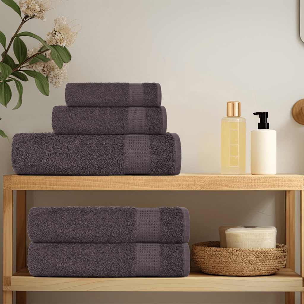 Set ručnika FROGN od 12 dijelova antracit 360 g/m²