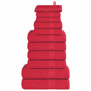 Set ručnika FROGN od 12 dijelova crveni 360 g/m²
