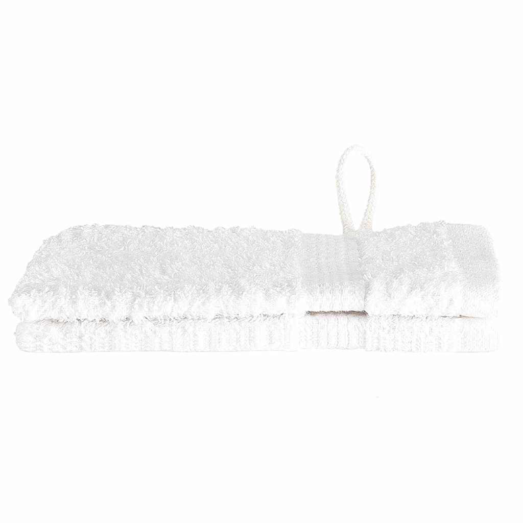 Ručnik za Goste SOLUND 2 pcs Bijelo 15 x 21 cm 550 gsm