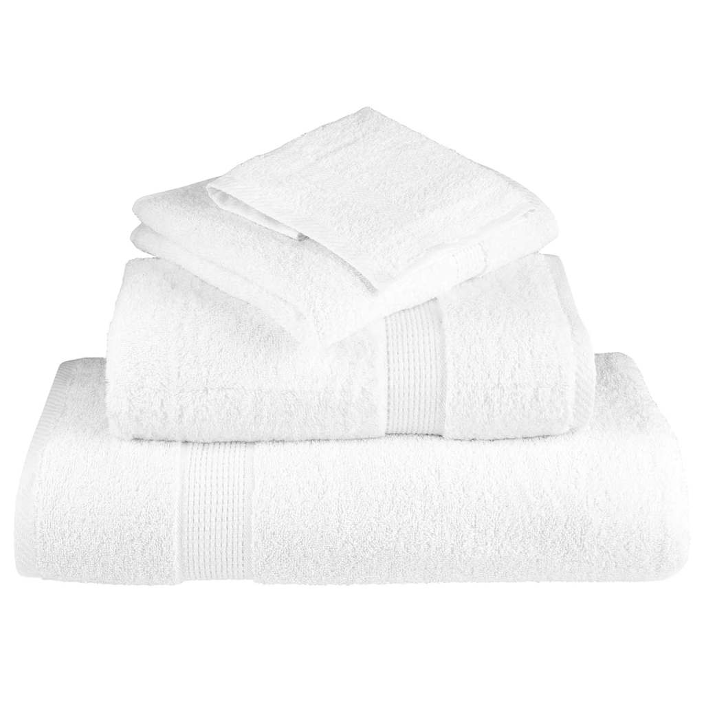 Ručnik za Goste SOLUND 10 pcs Bijelo 15 x 21 cm 550 gsm
