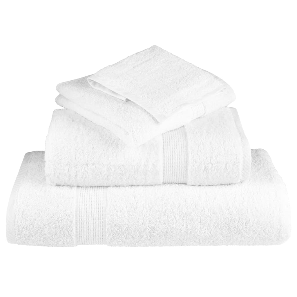 Premium ručnici za pranje SOLUND 4 kom. Bijeli 30x30 cm 600 g/m²