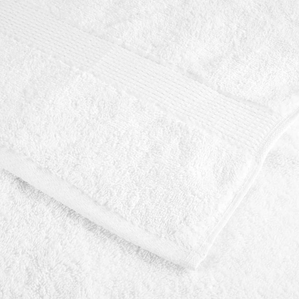 Ručnici za tuširanje SOLUND 25 kom bijeli 70x140cm 600 gsm