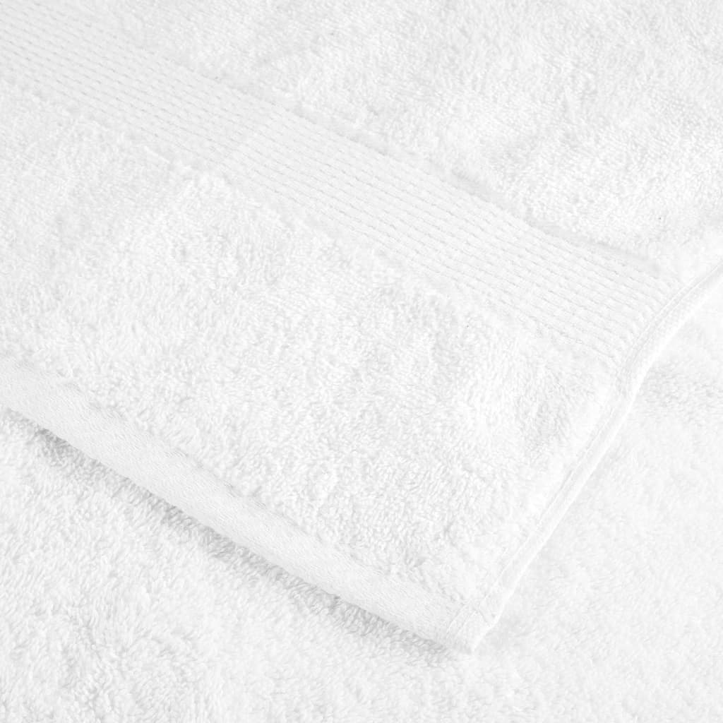 Ručnici za saunu SOLUND 4 kom bijeli 80 x 200 cm 600 gsm