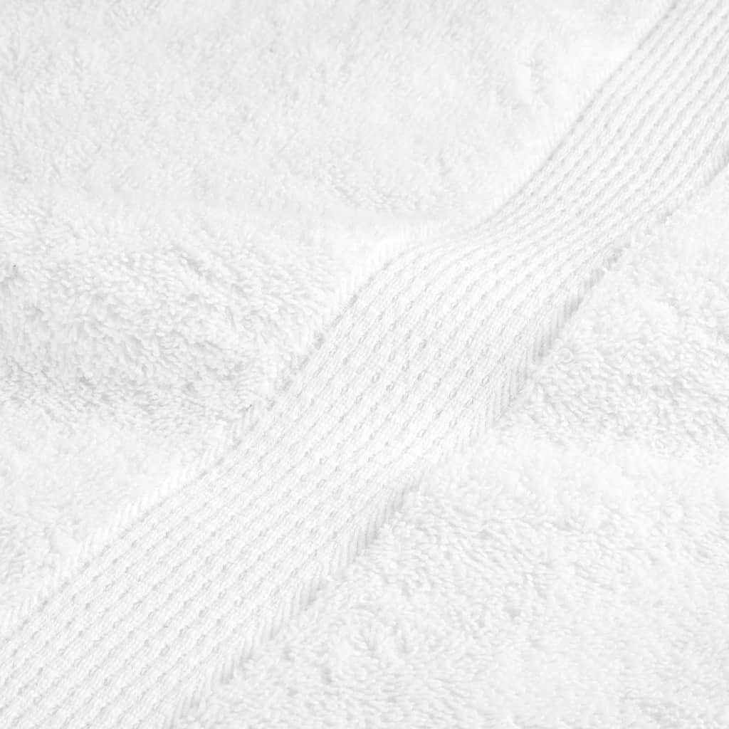 Ručnici za saunu SOLUND 4 kom bijeli 80 x 200 cm 600 gsm