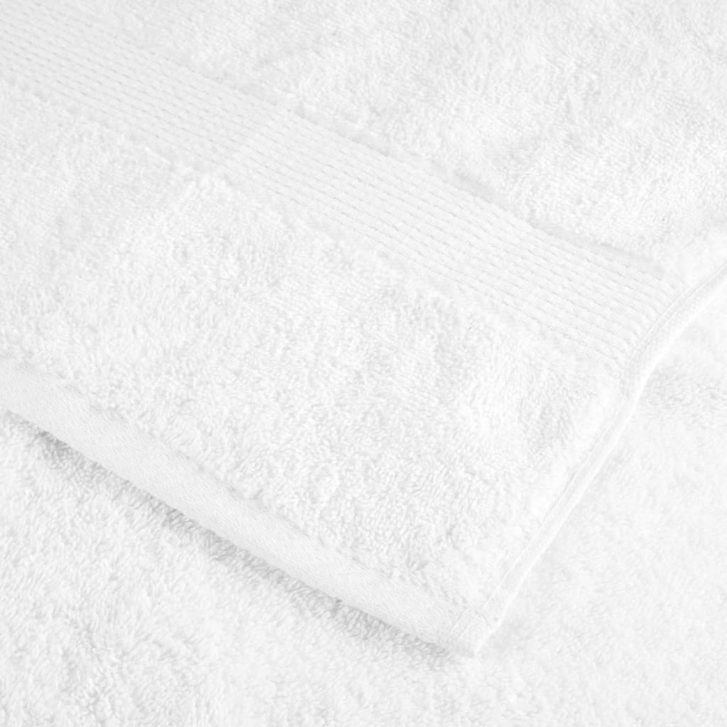 Ručnici SOLUND 4 kom bijeli 100 x 200 cm 600 gsm