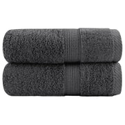 Premium ručnici za pranje SOLUND 2 kom. antracit 30x30 cm 600 g/m²