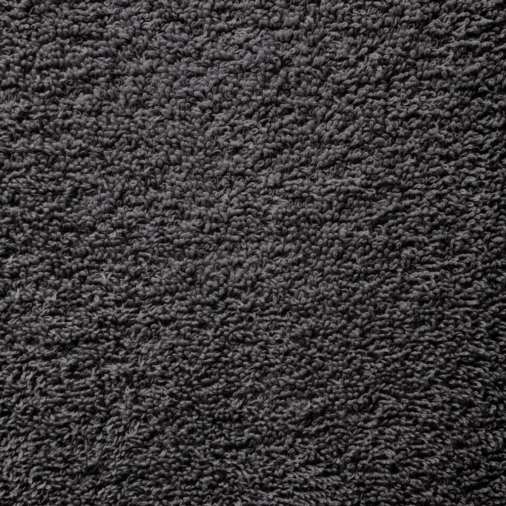 Premium ručnici za pranje SOLUND 50 kom antracit 30x30 cm 600 g/m²