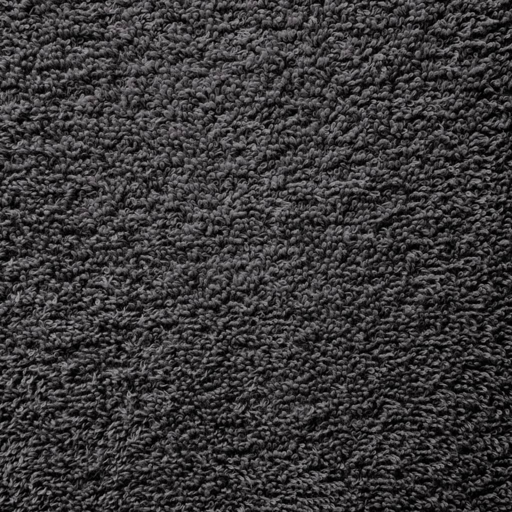 Ručnici SOLUND 4 kom antracit 100 x 200 cm 600 gsm