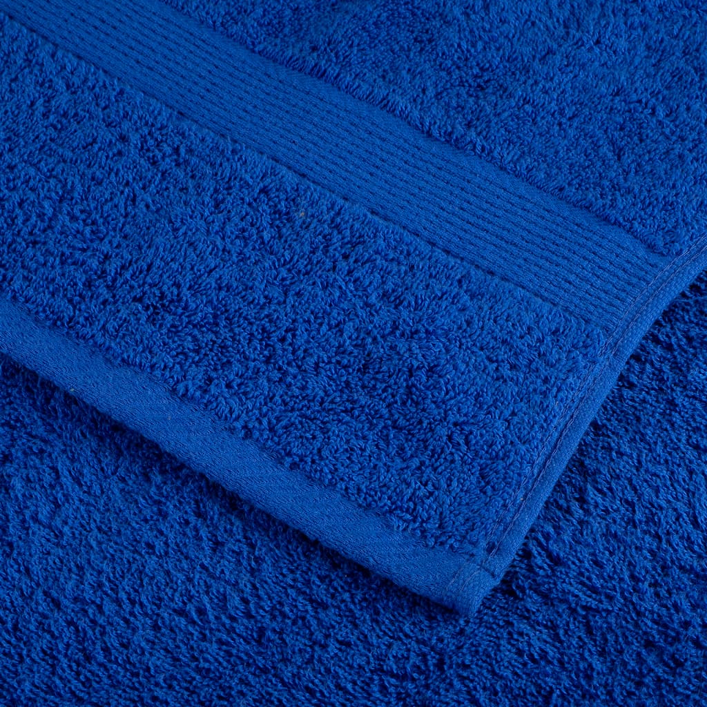 Ručnici SOLUND 10 kom plavi 100 x 200 cm 600 gsm