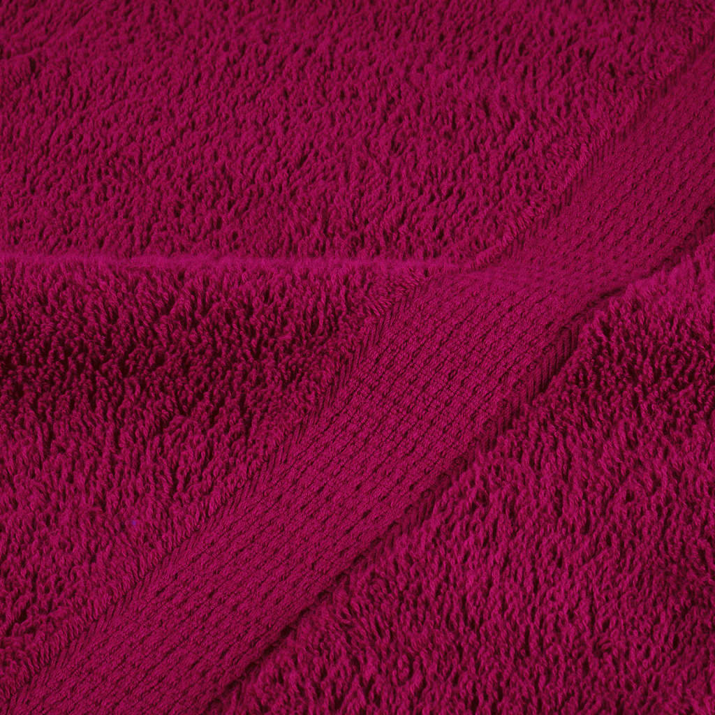 Ručnici za tuširanje SOLUND 10 kom bordo 70 x 140 cm 600 gsm