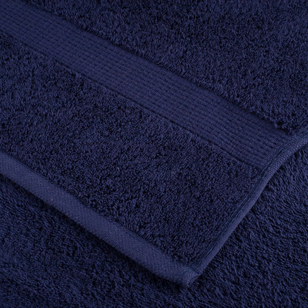 Ručnici za saunu SOLUND 2 kom modri 80 x 200 cm 600 gsm