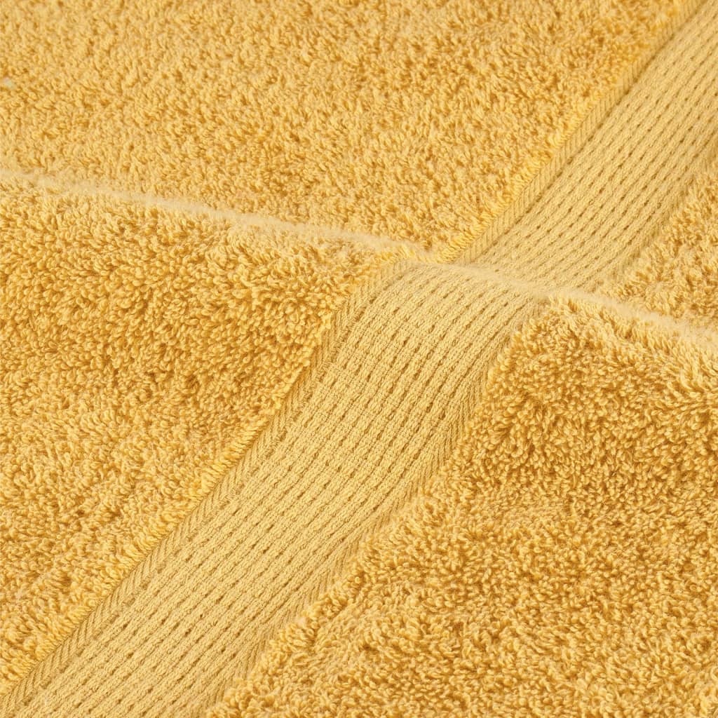Ručnici za kupanje SOLUND 2 kom zlatni 100x150 cm 600 gsm